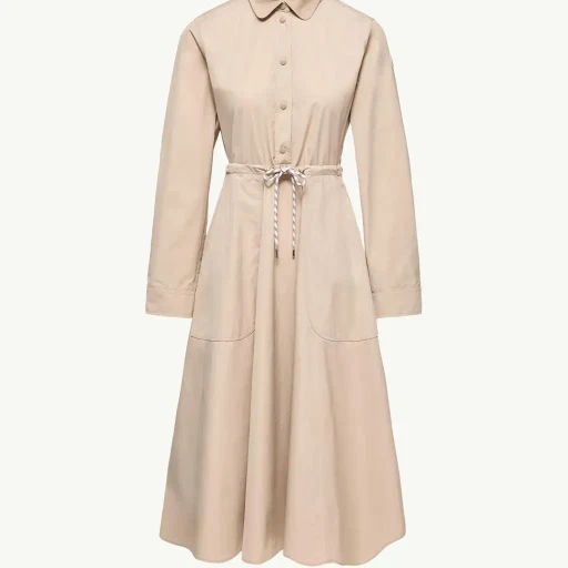 Poplin Midi Shirt Dress