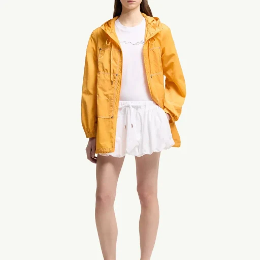 Cotton Blend Balloon Mini Skirt