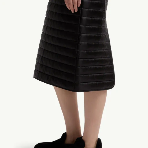 Moncler + Qiu Hao Padded Midi Skirt