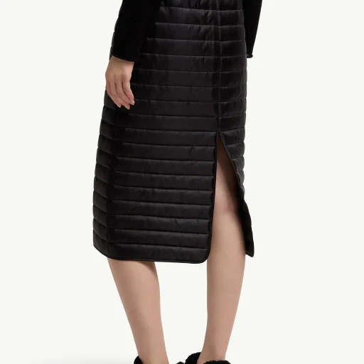 Moncler + Qiu Hao Padded Midi Skirt