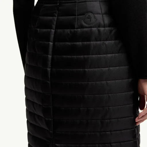 Moncler + Qiu Hao Padded Midi Skirt