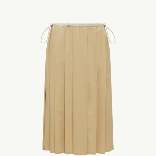 Pleated Midi Skirt