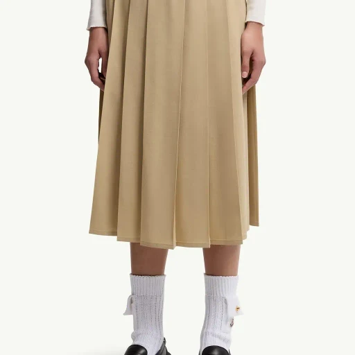 Pleated Midi Skirt