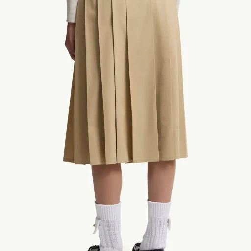 Pleated Midi Skirt