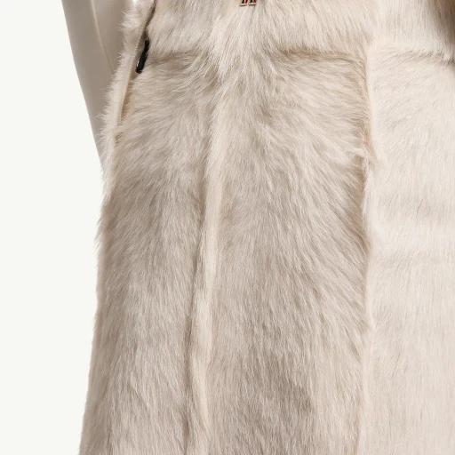 Shearling Knee-Length Skirt