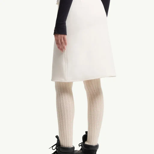 Technical Twill Knee-Length Skirt