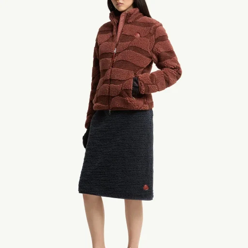 Teddy Knee-Length Padded Skirt