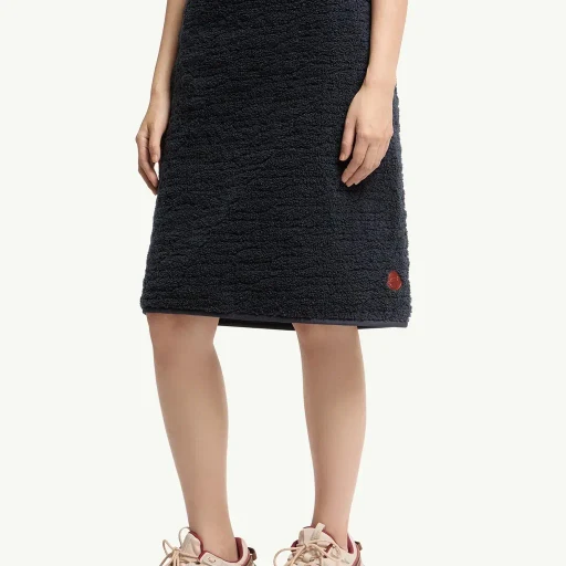 Teddy Knee-Length Padded Skirt