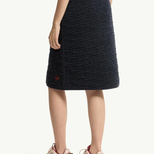 Teddy Knee-Length Padded Skirt