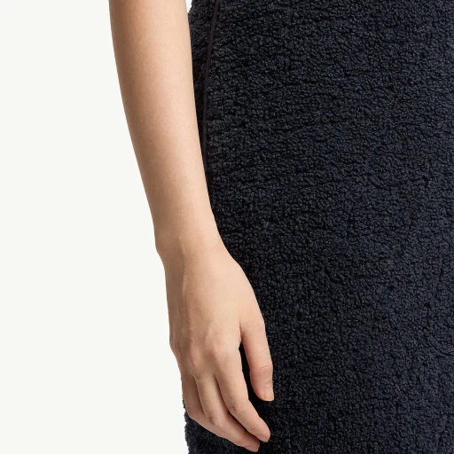 Teddy Knee-Length Padded Skirt