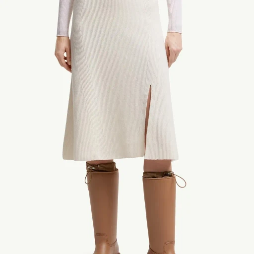 Wool & Cashmere Midi Skirt