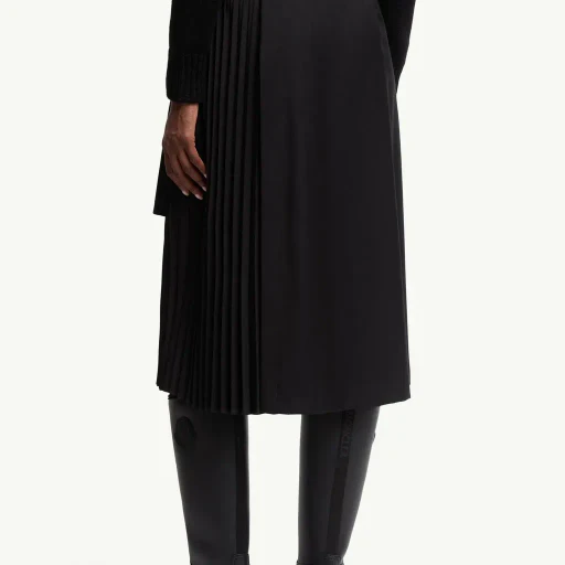 Wool Gabardine Knee-Length Skirt