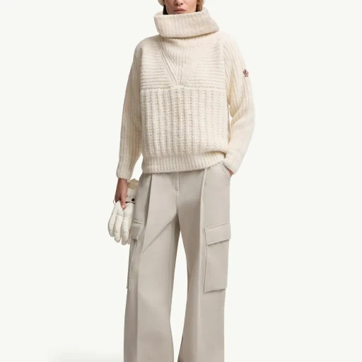 Alpaca Blend Polo Neck Jumper