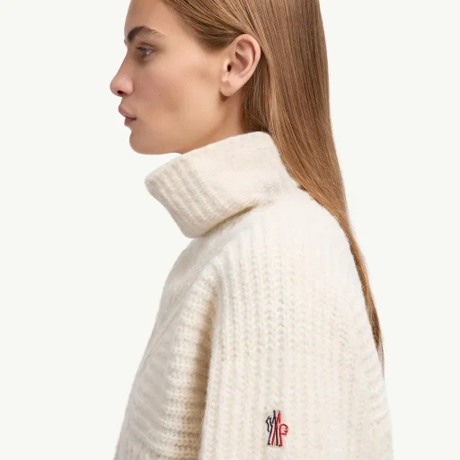 Alpaca Blend Polo Neck Jumper