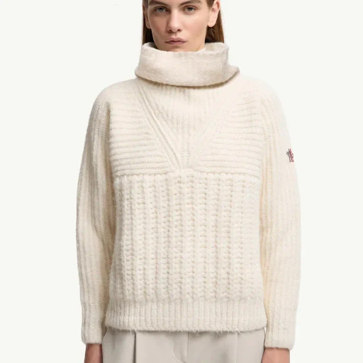 Alpaca Blend Polo Neck Jumper