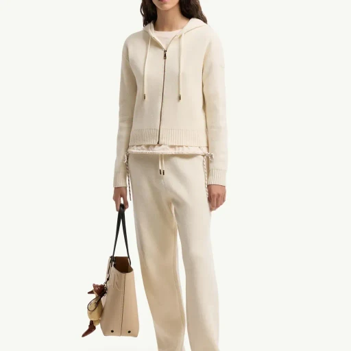 Cashmere & Wool Zip-Up Hoodie