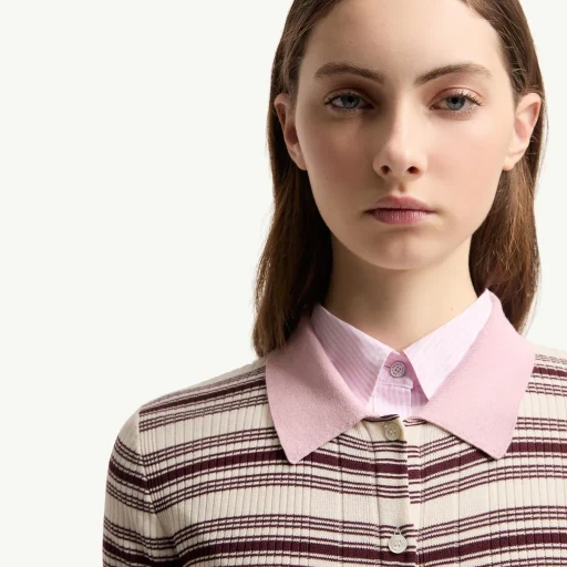 Cotton CrÊPe Polo Shirt
