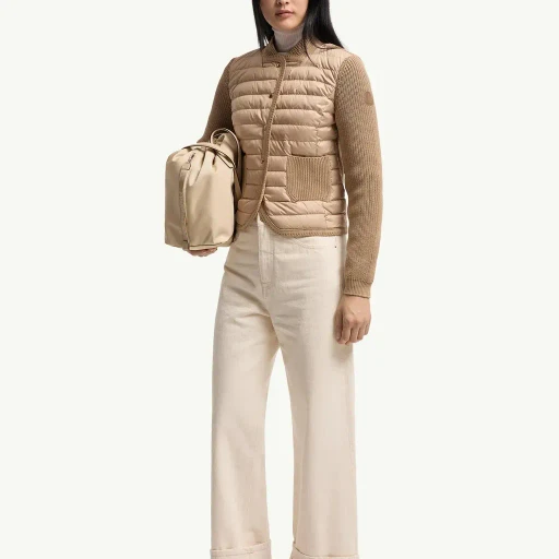 Cotton Padded Cardigan