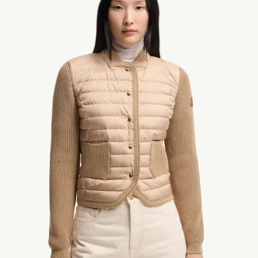 Cotton Padded Cardigan