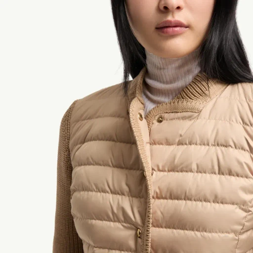 Cotton Padded Cardigan