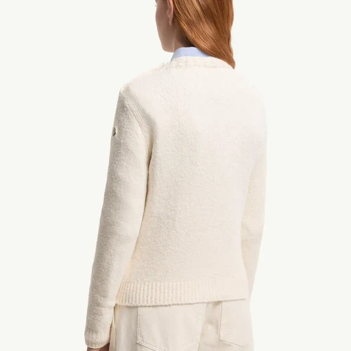 Embroidered Logo Cotton Blend Jumper