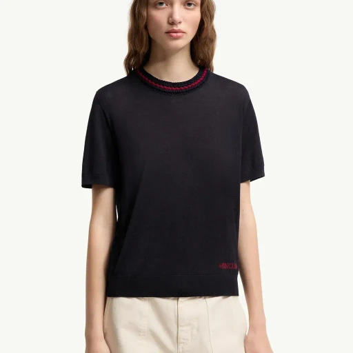 Jacquard Logo Wool Jumper