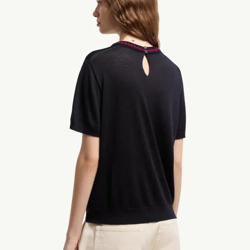 Jacquard Logo Wool Jumper