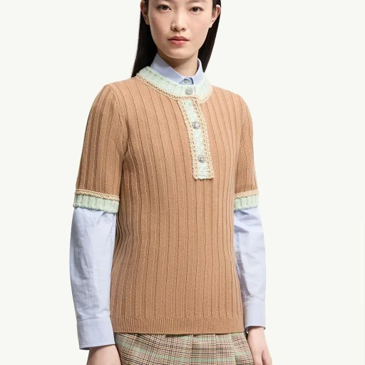 Jewel Buttons Wool & Cashmere Jumper