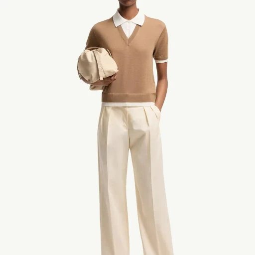 Layered Wool Polo Shirt