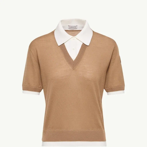 Layered Wool Polo Shirt