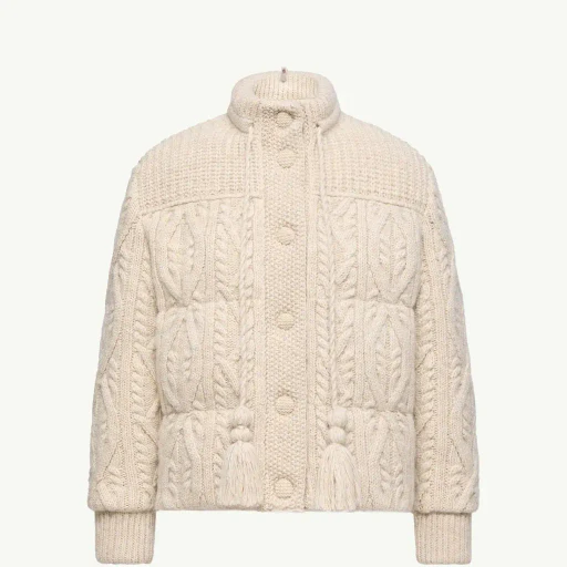 Melgven Wool Blend Short Down Jacket
