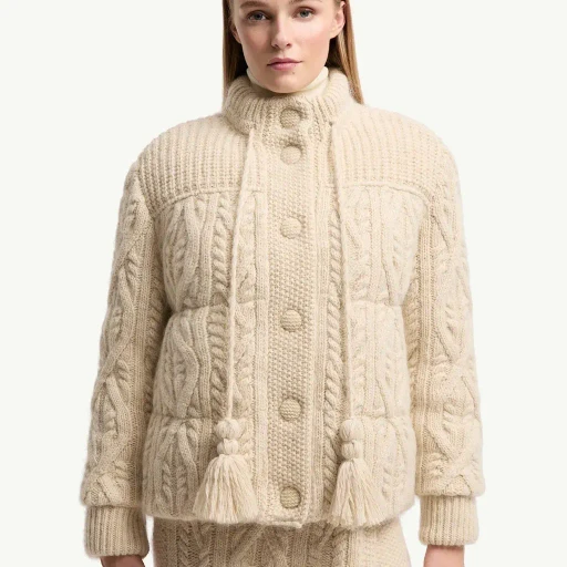 Melgven Wool Blend Short Down Jacket