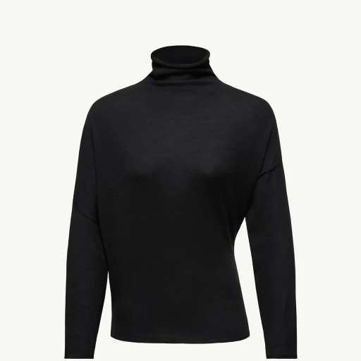 Moncler + Qiu Hao Wool & Silk Polo Neck Jumper