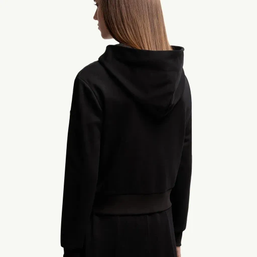 Padded Cotton Zip-Up Hoodie
