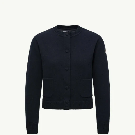 Padded Wool Cardigan