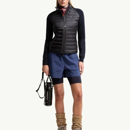 Padded Zip-Up Cardigan