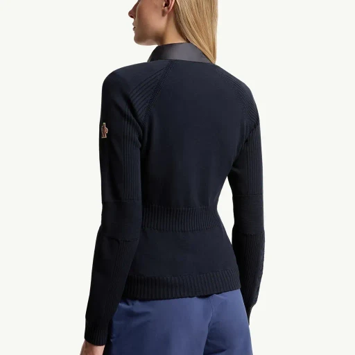 Padded Zip-Up Cardigan