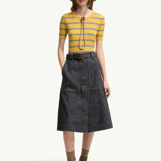 Striped Cotton T-Shirt