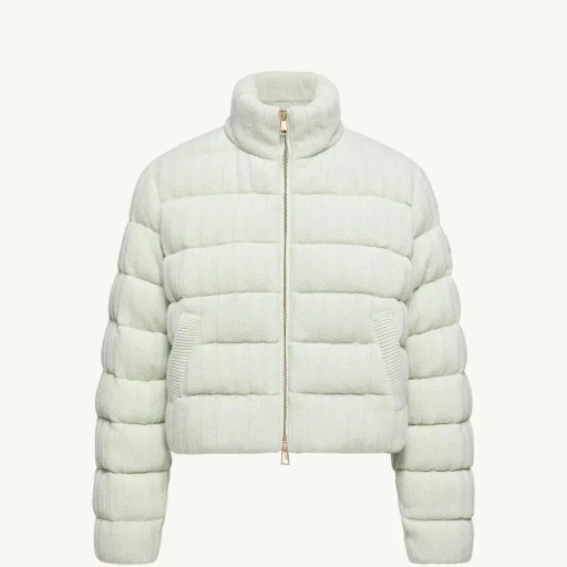 Wool & Cashmere Blend Padded Cardigan