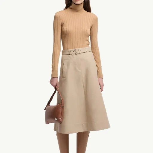 Wool & Cashmere Polo Neck Jumper
