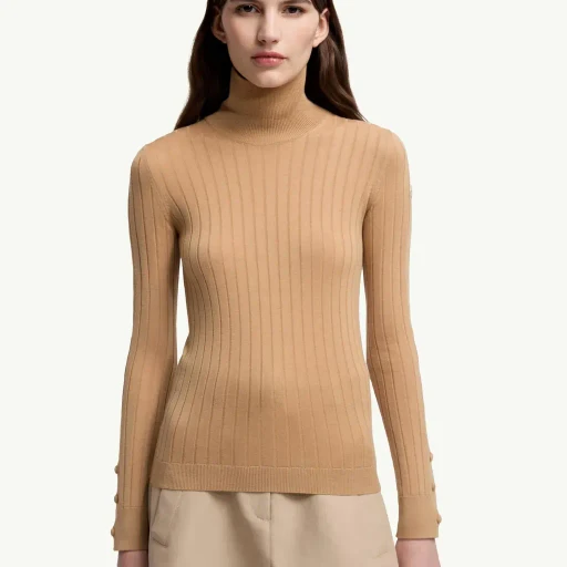 Wool & Cashmere Polo Neck Jumper