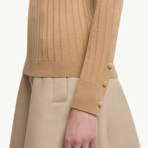 Wool & Cashmere Polo Neck Jumper