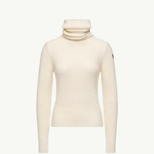 Wool & Mohair Blend Polo Neck Jumper