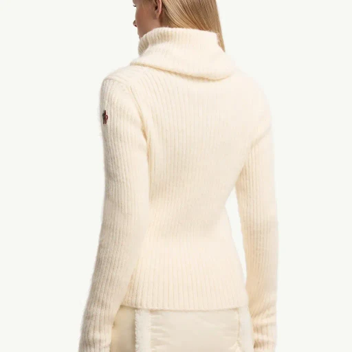 Wool & Mohair Blend Polo Neck Jumper