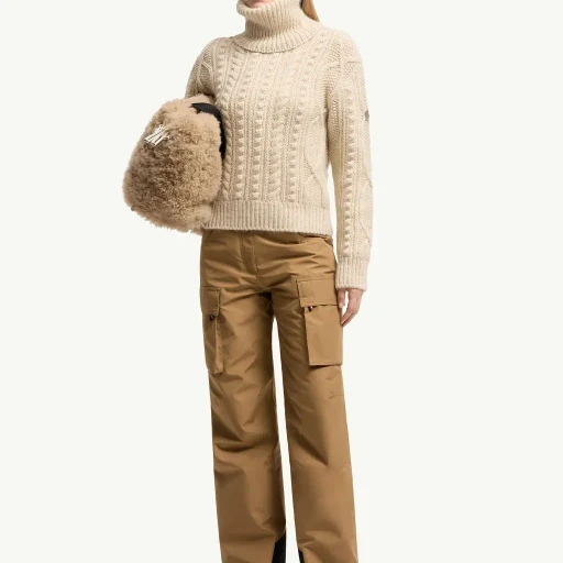 Wool & Mohair Blend Polo Neck Jumper