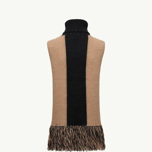 Wool, Cashmere & Mohair Poncho