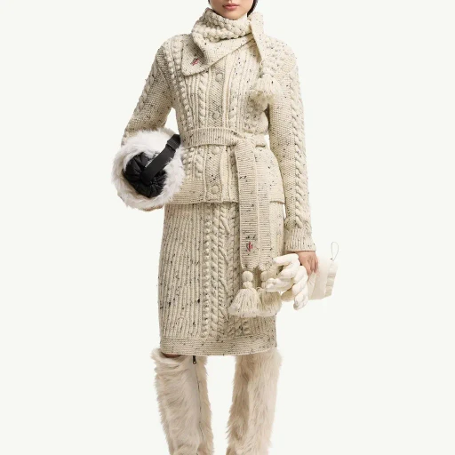 Wool Blend Polo Neck Jumper