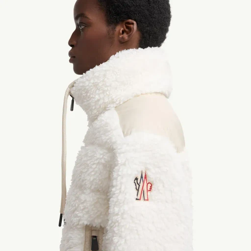 Padded Teddy Zip-Up Cardigan