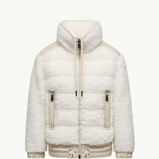 Padded Teddy Zip-Up Cardigan