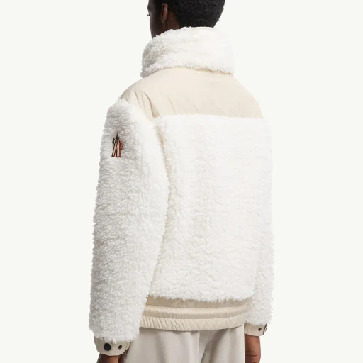 Padded Teddy Zip-Up Cardigan